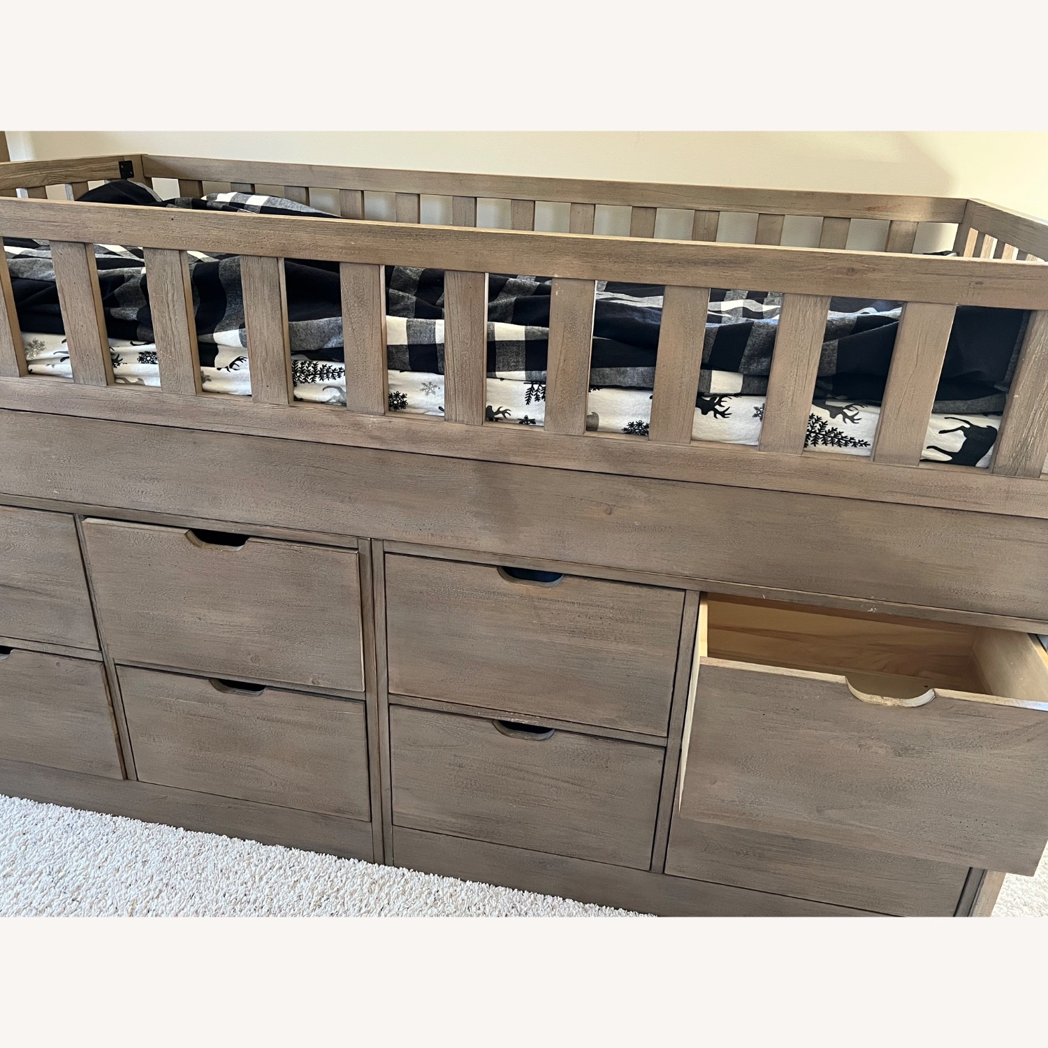 Restoration Hardware Callum Storage Loft Bed- Twin - image-3