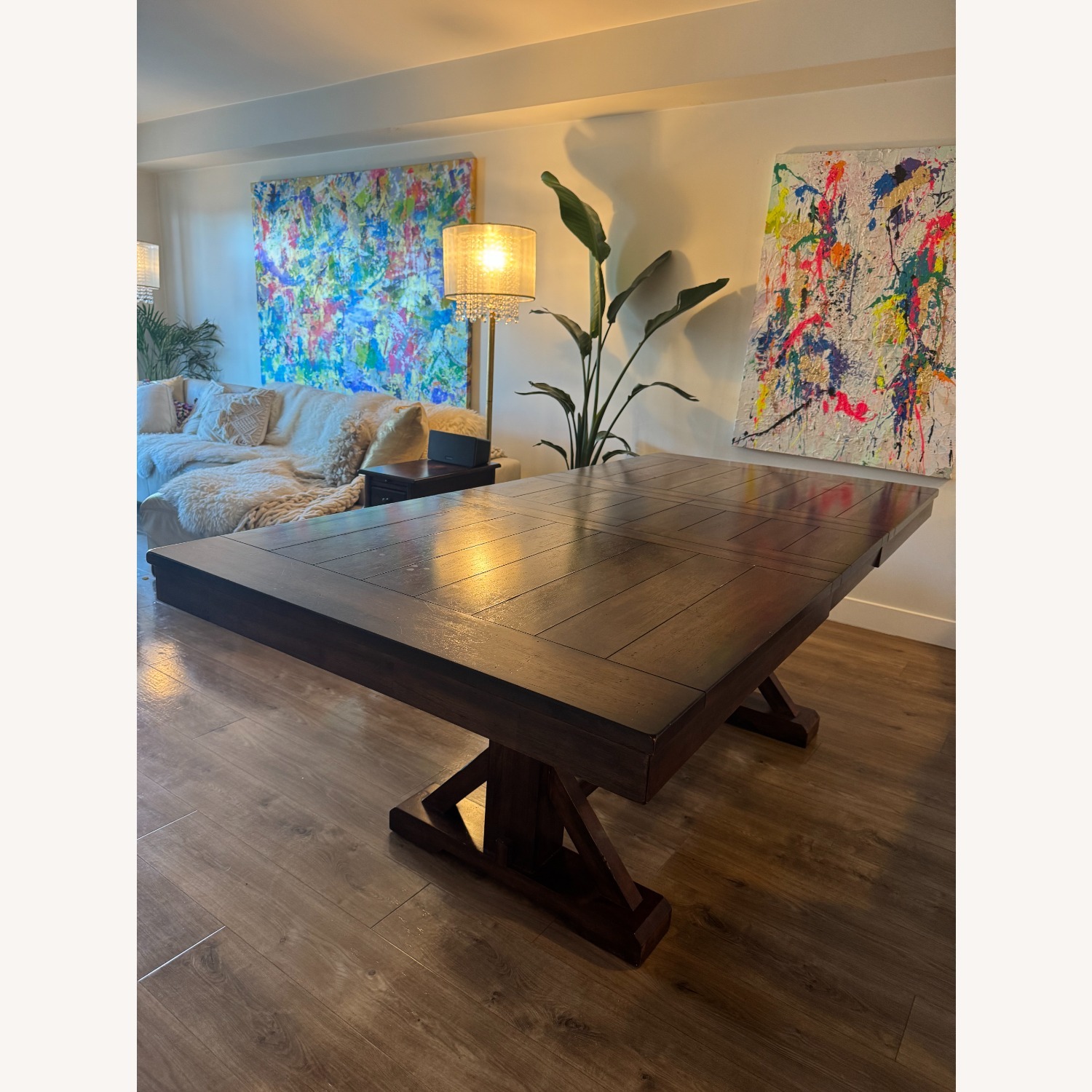 World Market Farmhouse Solid Wood Dining Set - image-7