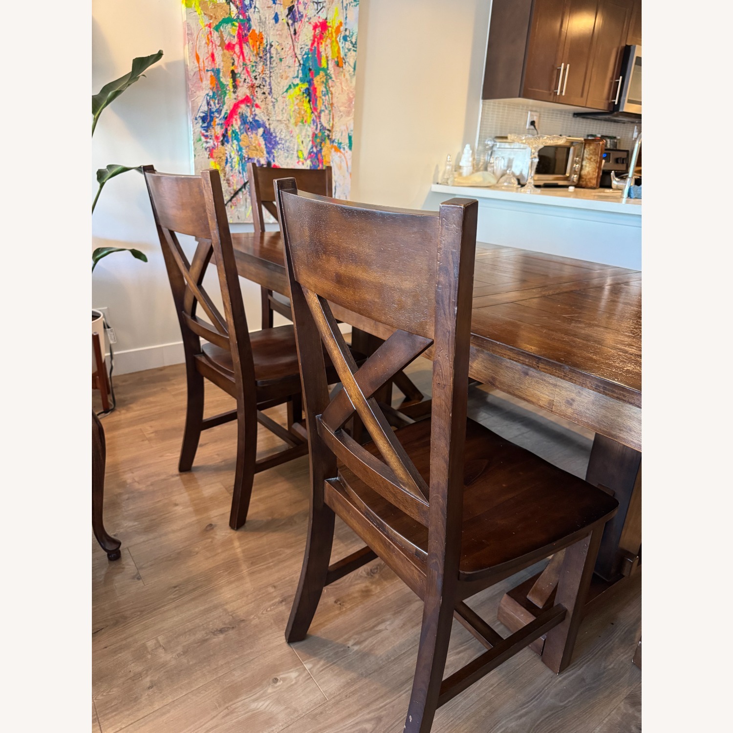 World Market Farmhouse Solid Wood Dining Set - image-4