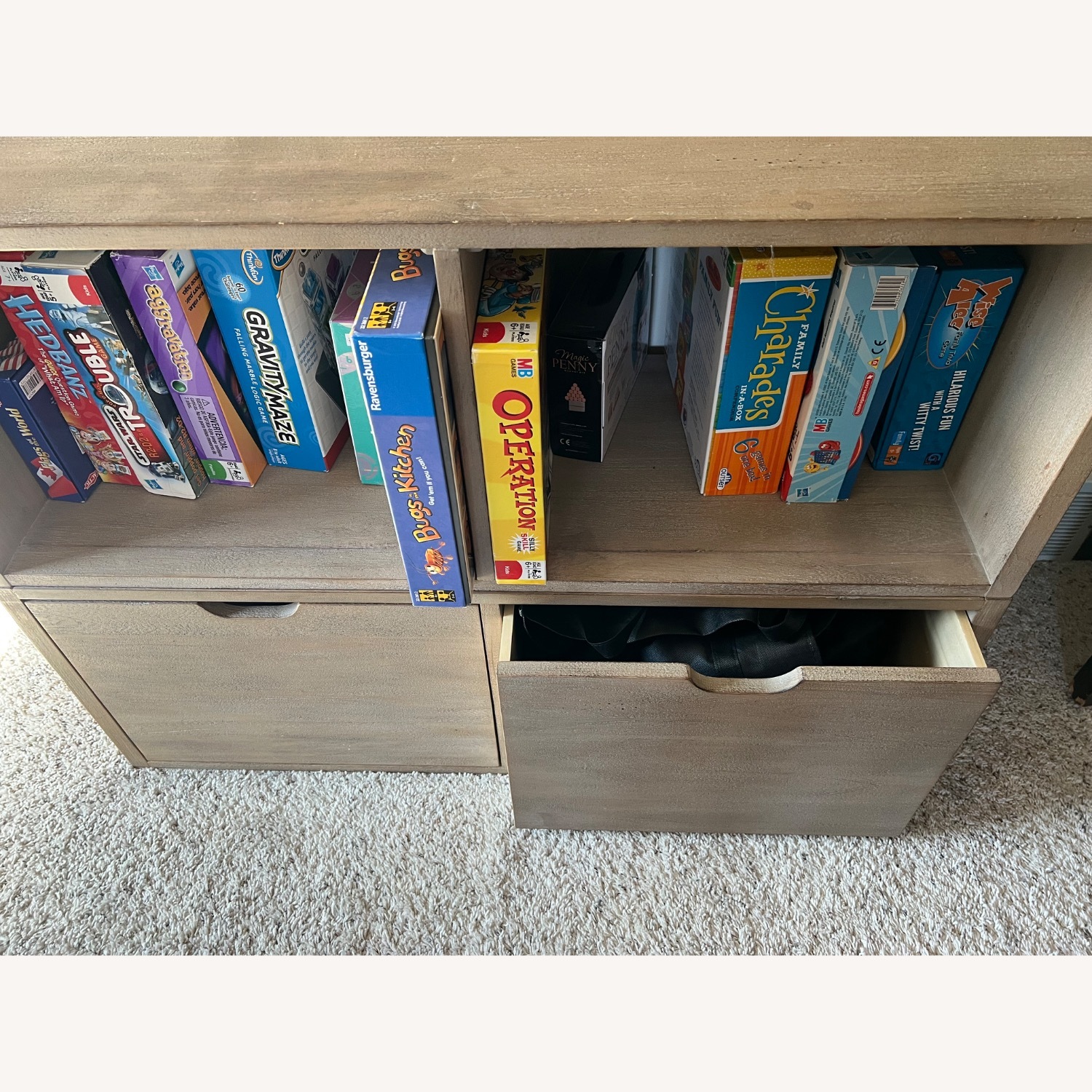 Restoration Hardware Tribeca Storage Double Drawer and Shelves - image-2