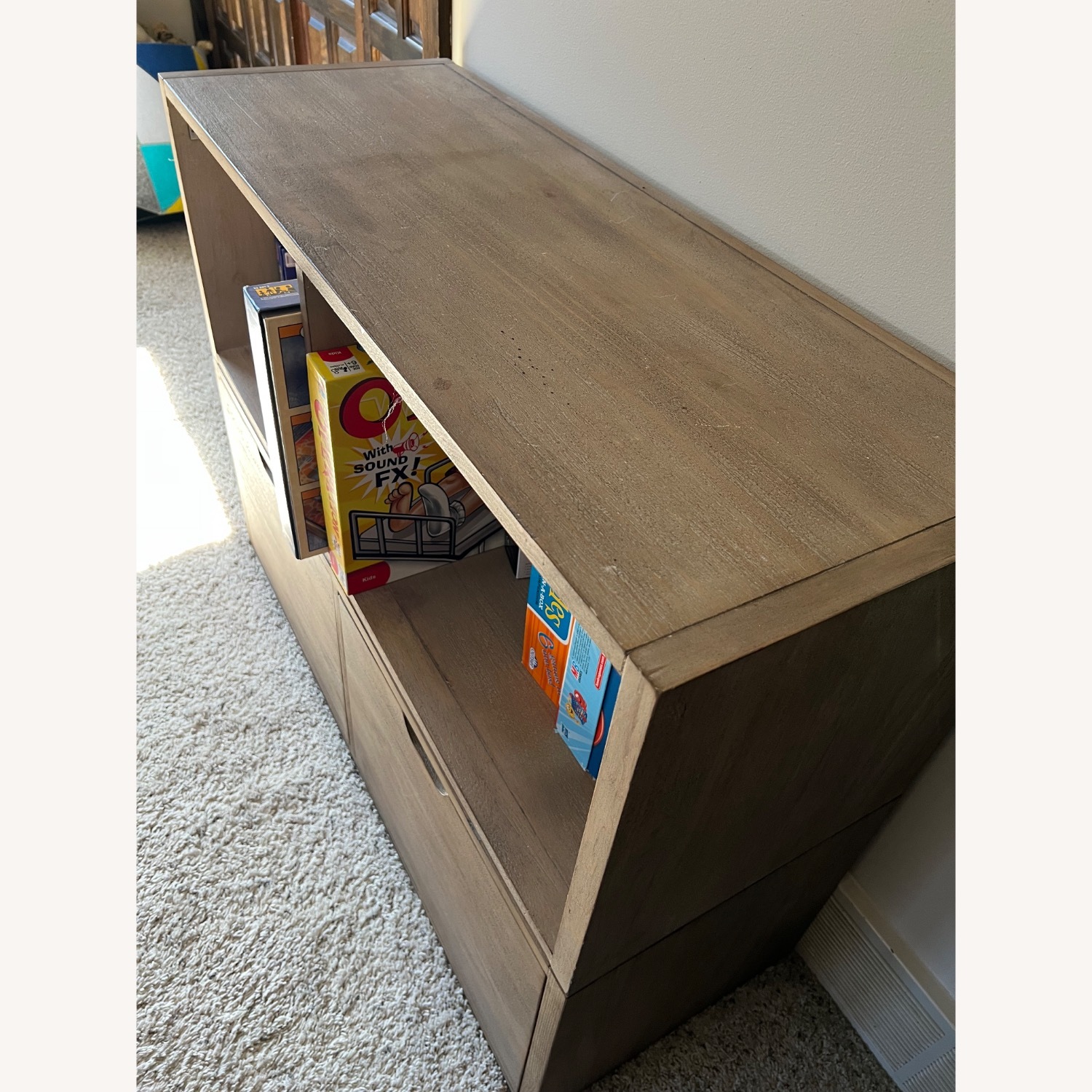 Restoration Hardware Tribeca Storage Double Drawer and Shelves - image-4