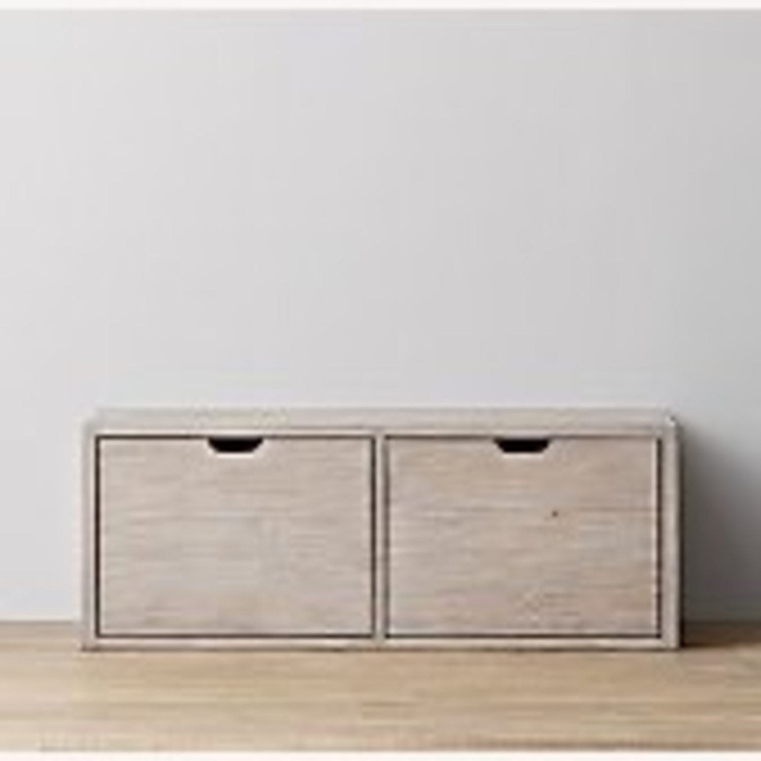 Restoration Hardware Tribeca Storage Double Drawer and Shelves - image-1