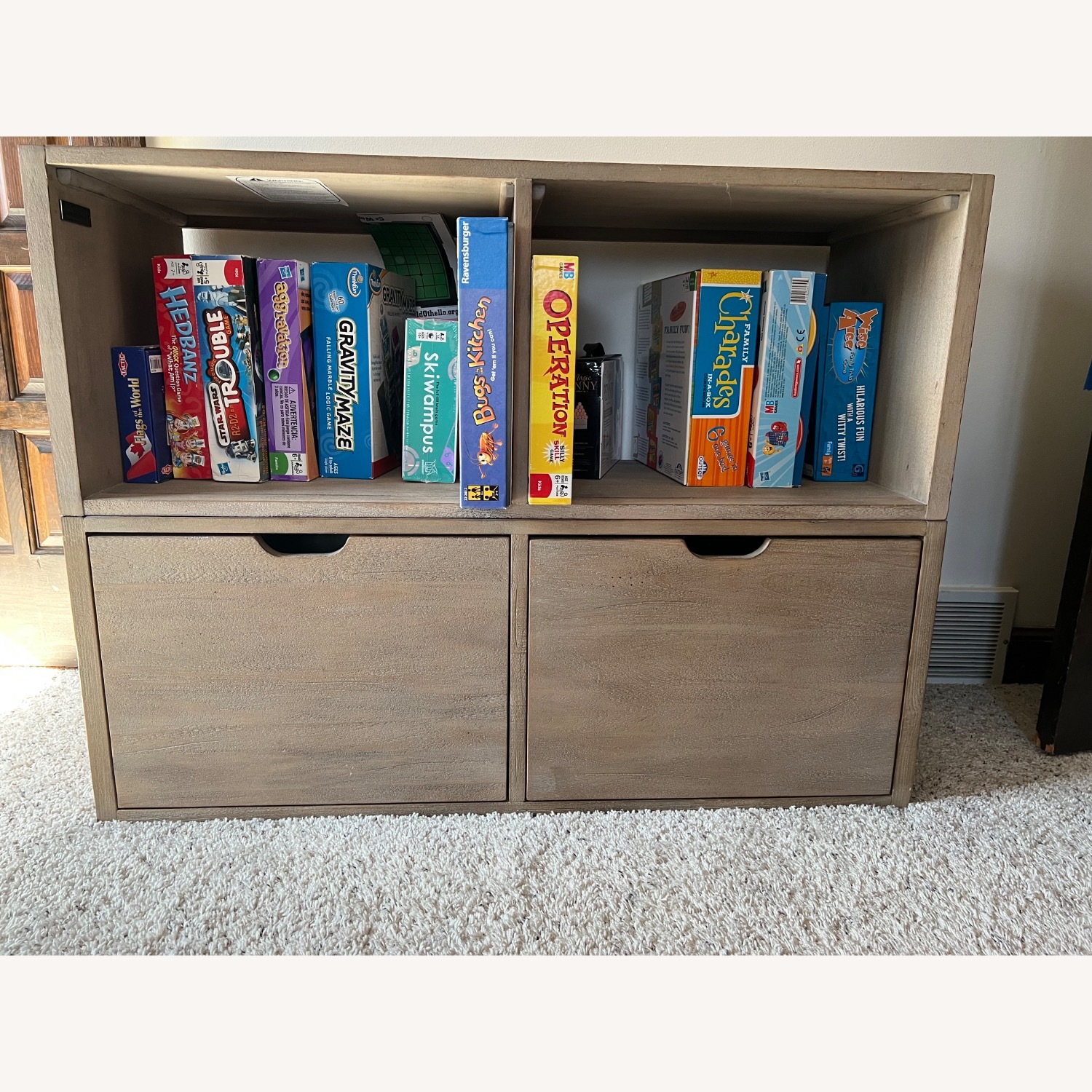 Restoration Hardware Tribeca Storage Double Drawer and Shelves - image-3