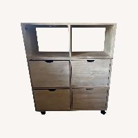 Restoration Hardware Tribeca Storage Unit with Casters