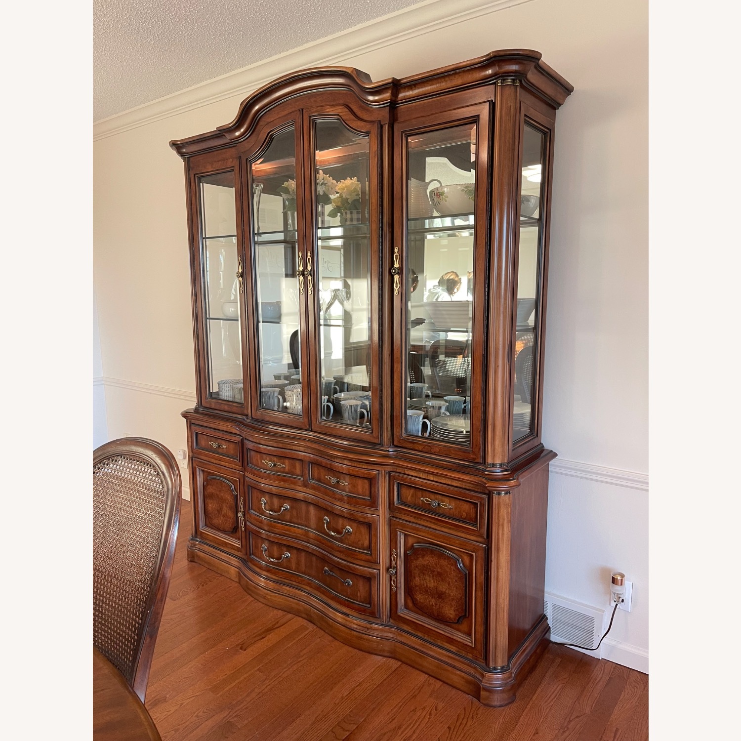 Bernhardt Solid Wood 2 Piece China Hutch - image-1