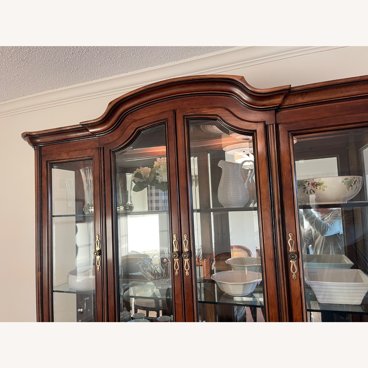Bernhardt Solid Wood 2 Piece China Hutch - image-2