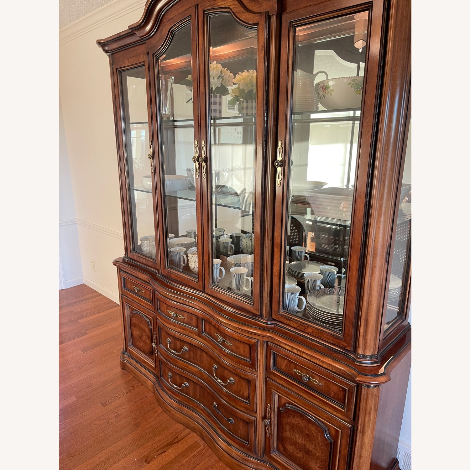 Bernhardt Solid Wood 2 Piece China Hutch - image-3