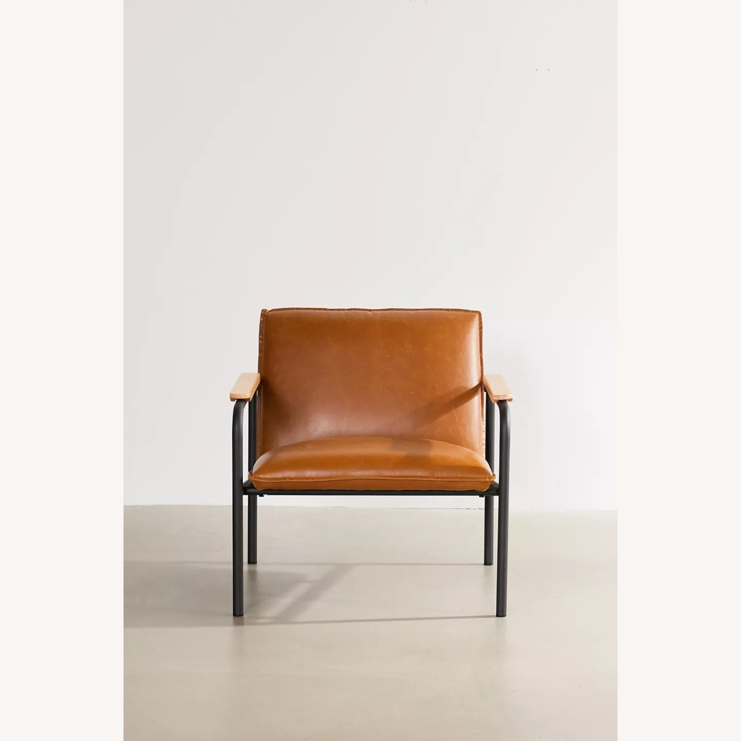 Urban Outfitters Wesley Faux Leather Lounge Chair - image-4