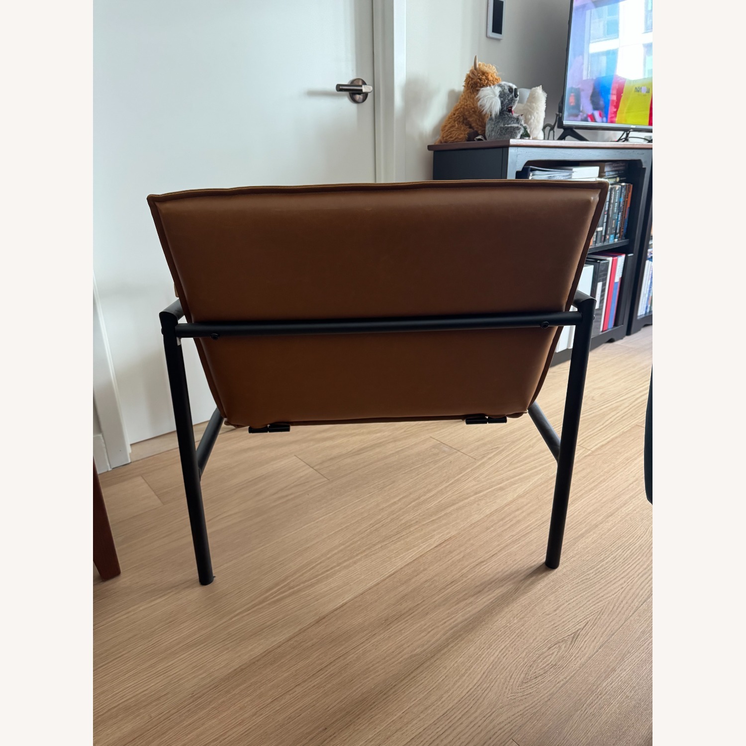 Urban Outfitters Wesley Faux Leather Lounge Chair - image-3