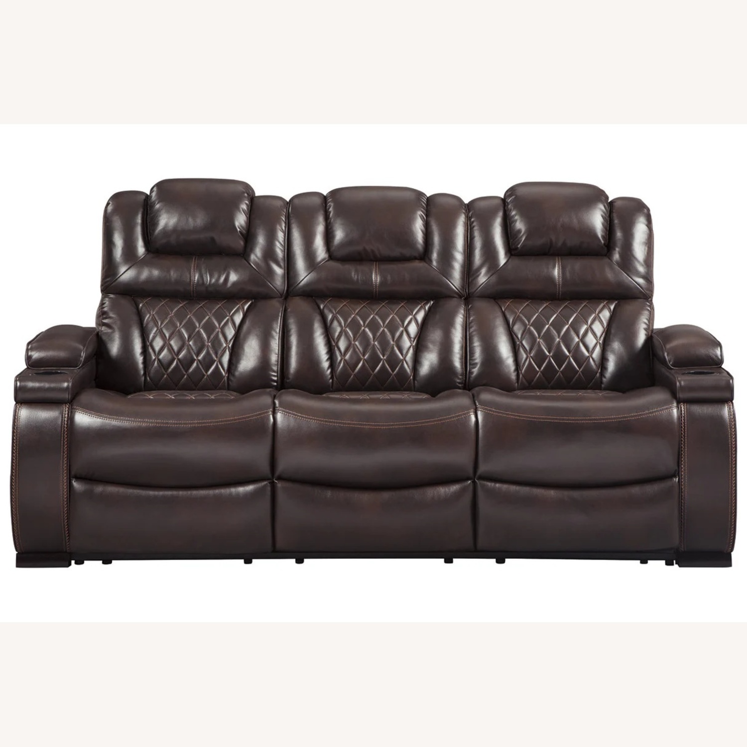 Ashley Furniture Warnerton LED 3PC Sofa Power Recliner - image-5