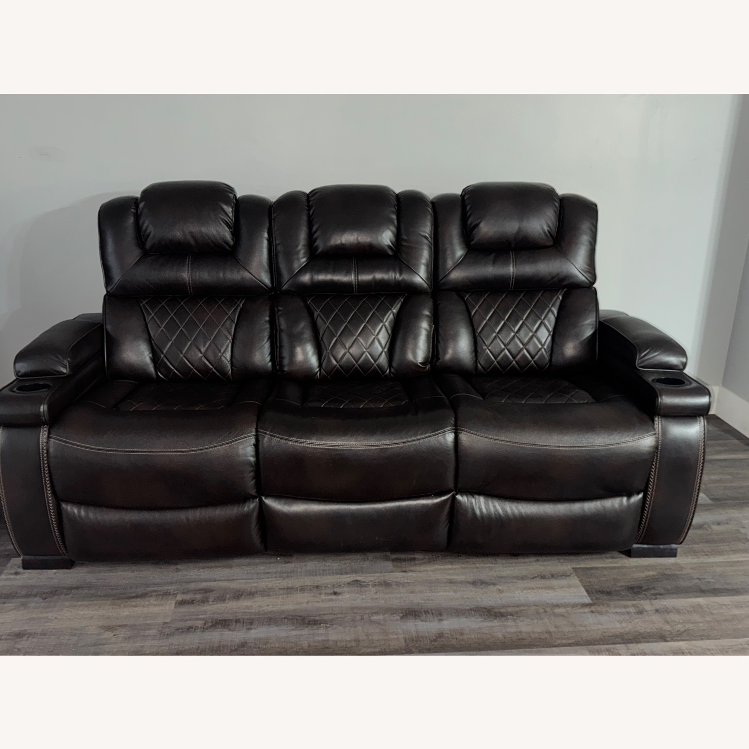 Ashley Furniture Warnerton LED 3PC Sofa Power Recliner - image-1