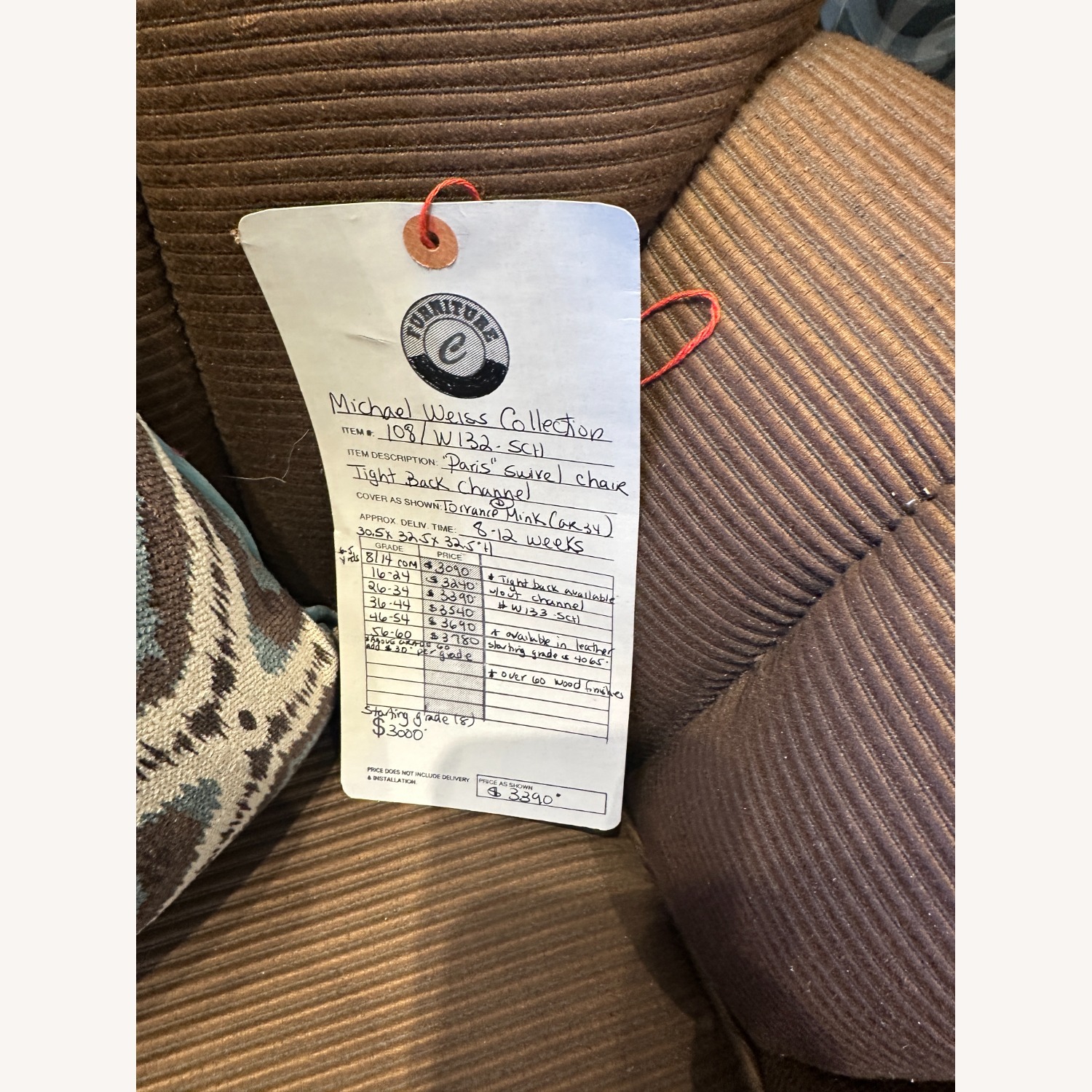 Michael Weiss Swivel Chair - image-4