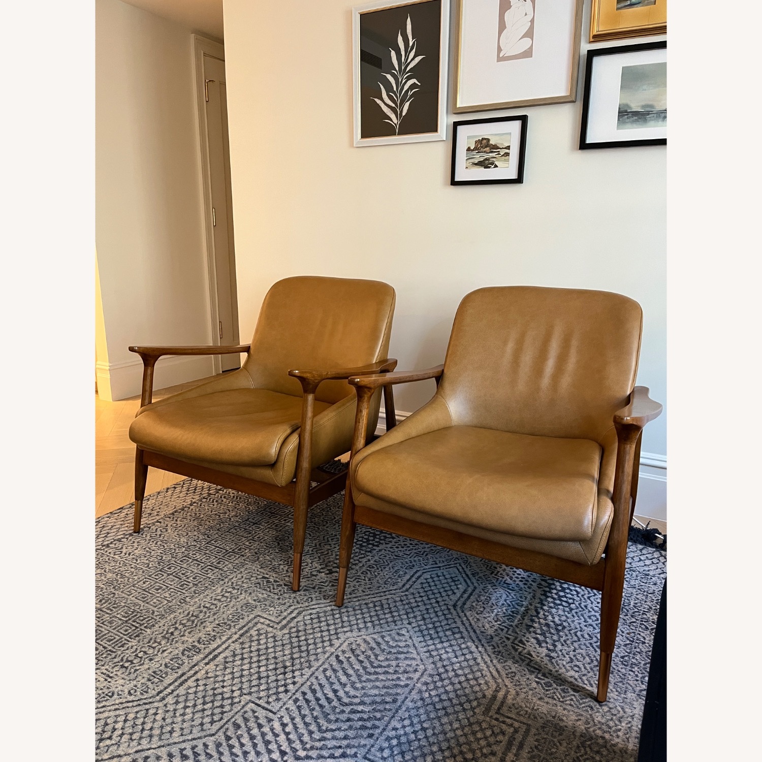 Castlery Desmond Leather Armchair (Set of 2) - image-3