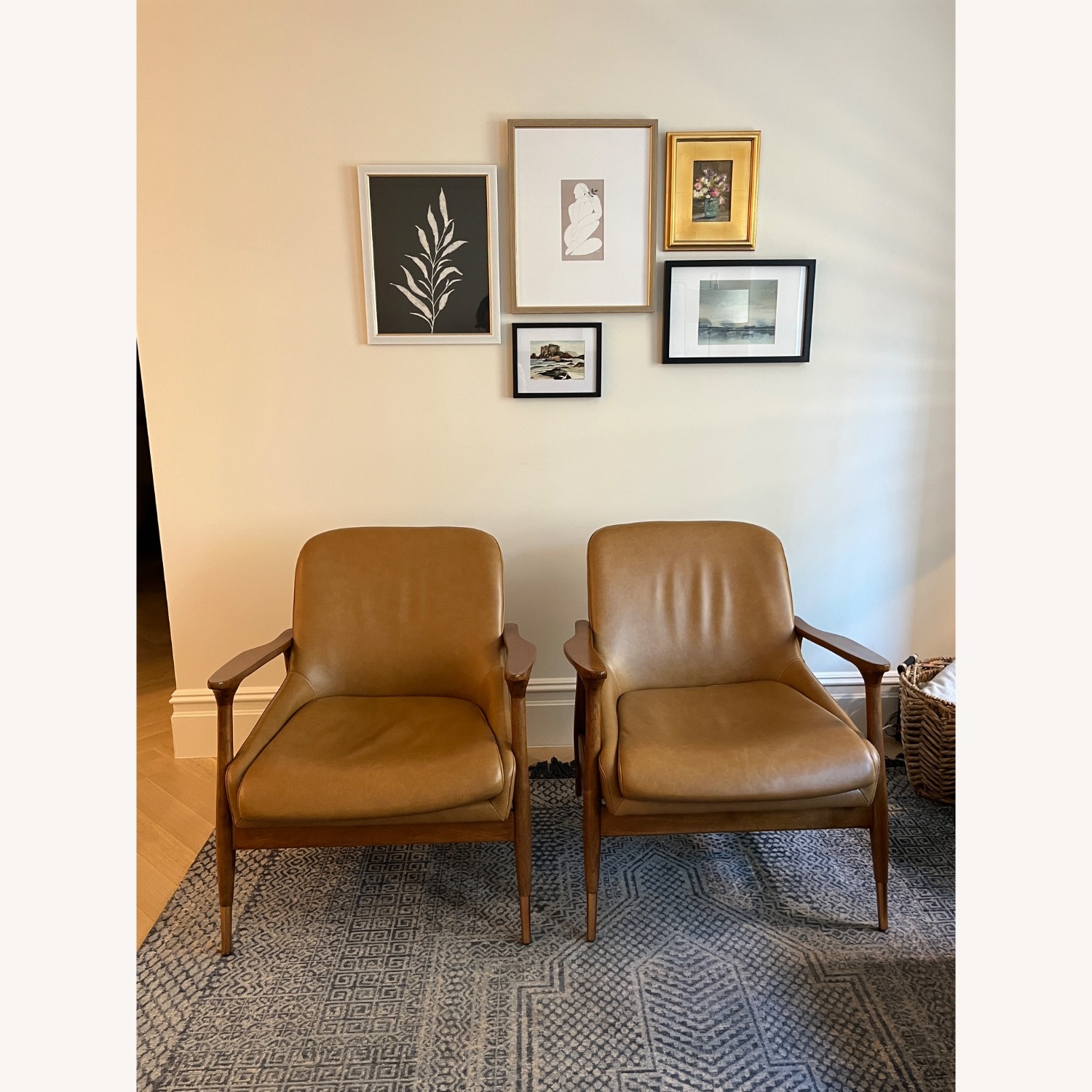 Castlery Desmond Leather Armchair (Set of 2) - image-1