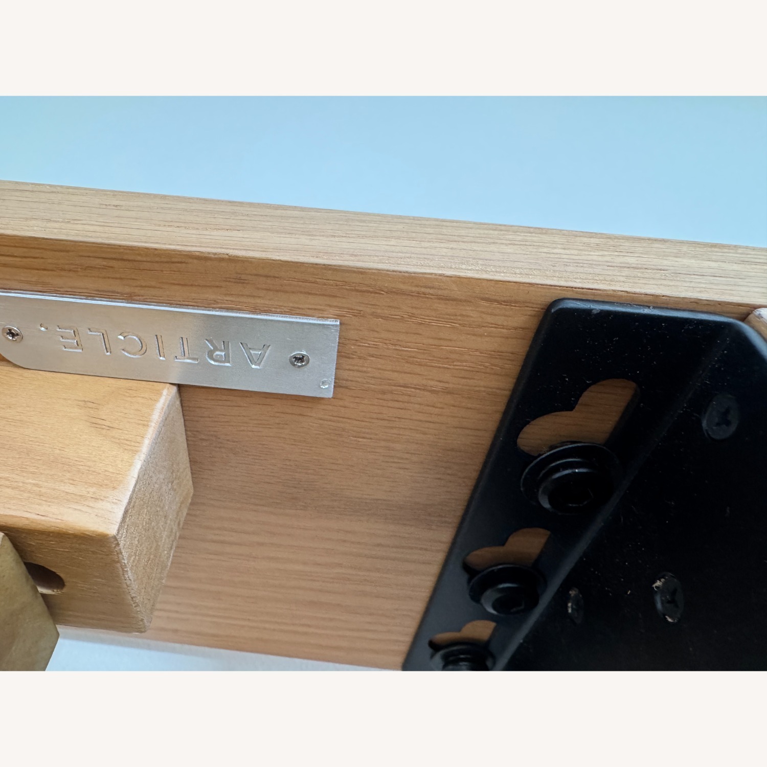 Artice Basi Twin Bed Frame - Oak - image-3