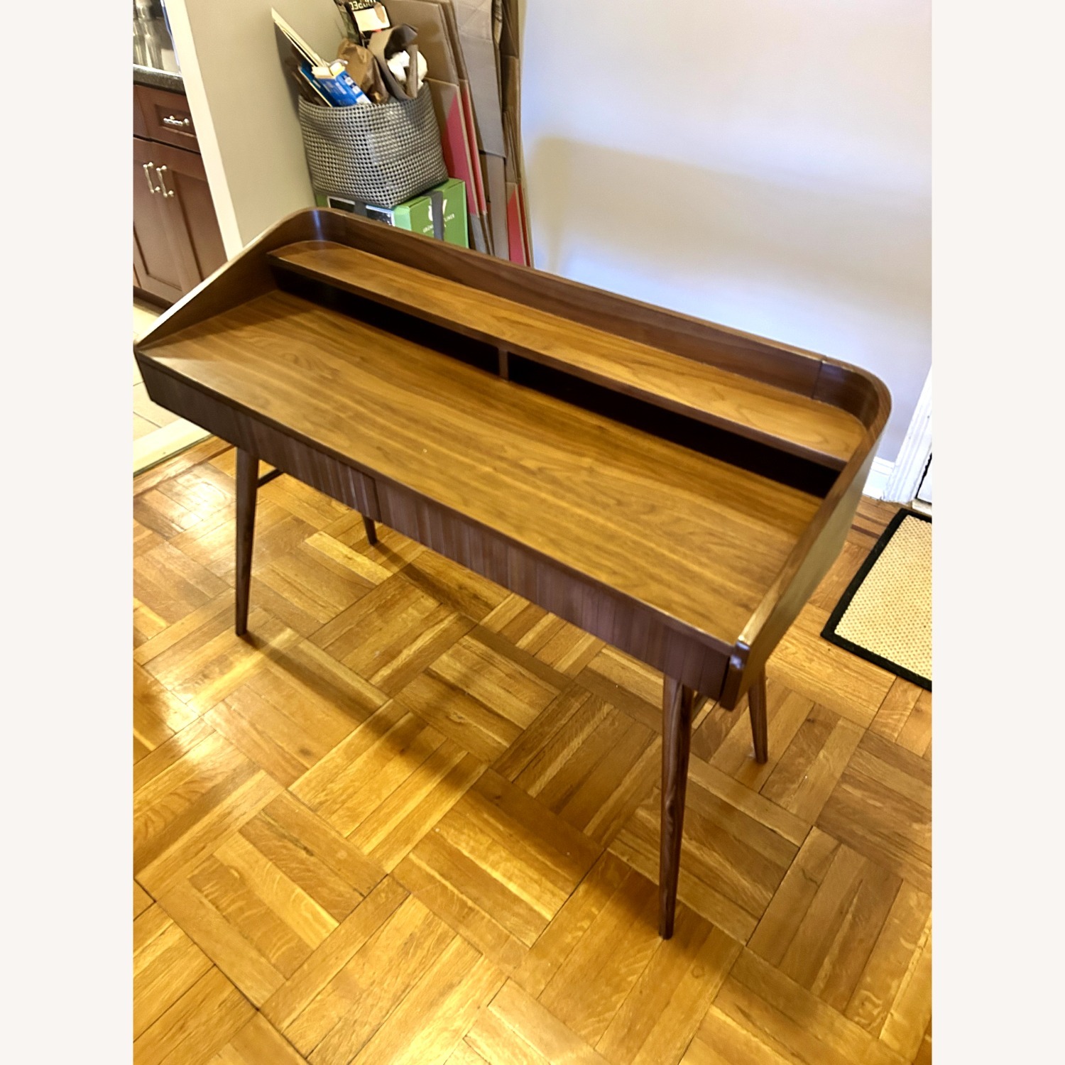 Joybird Walnut Wood Griffith Desk - image-5