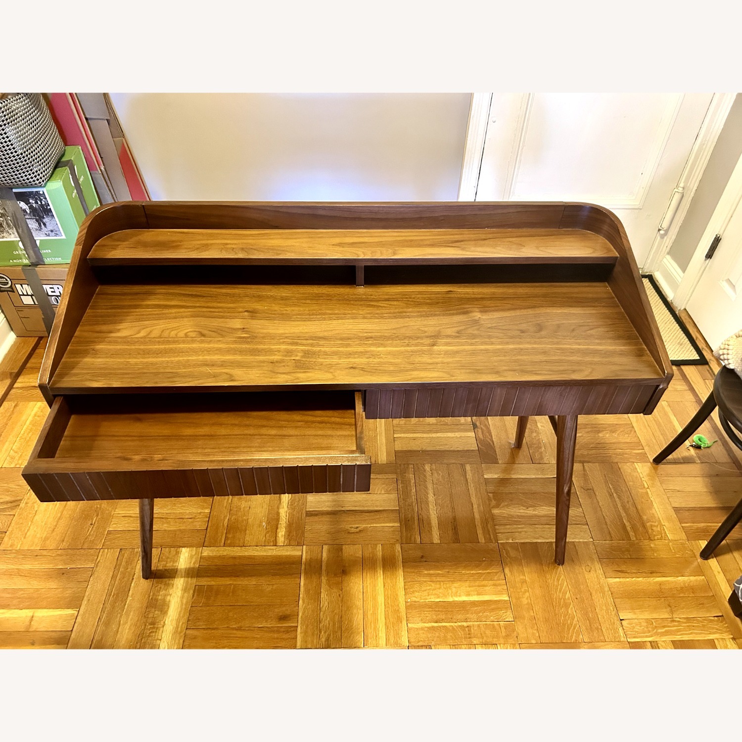 Joybird Walnut Wood Griffith Desk - image-6