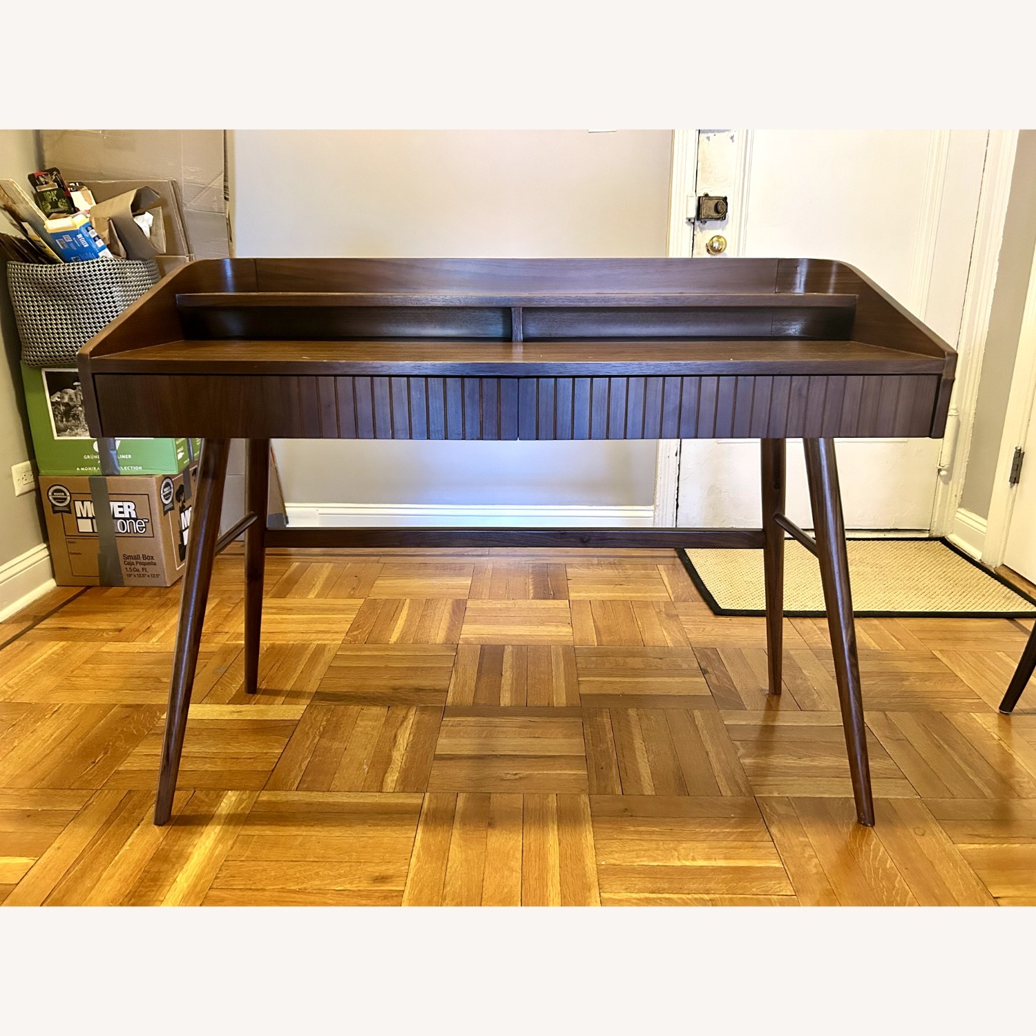 Joybird Walnut Wood Griffith Desk - image-1