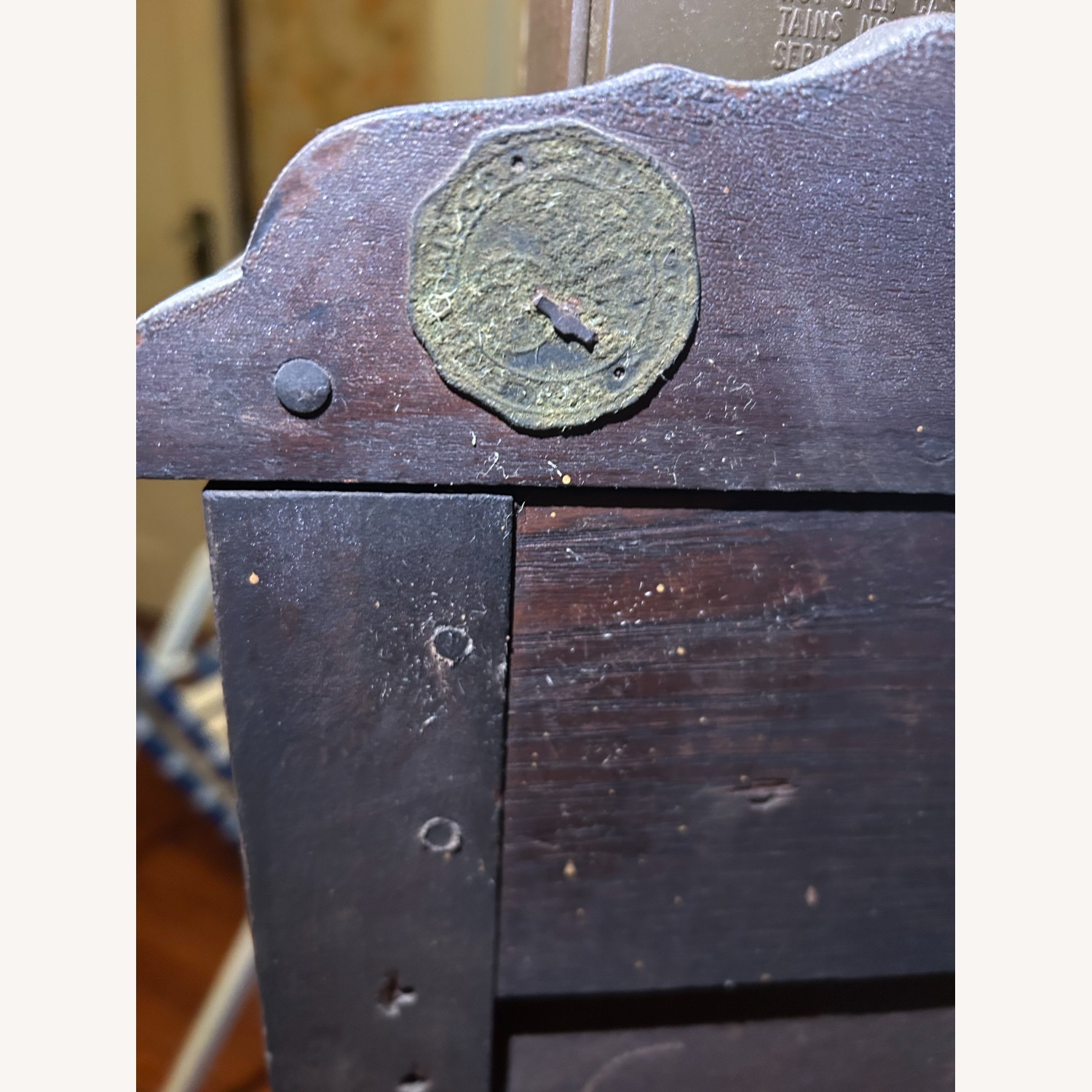 Antique Real Wood Dresser - image-3