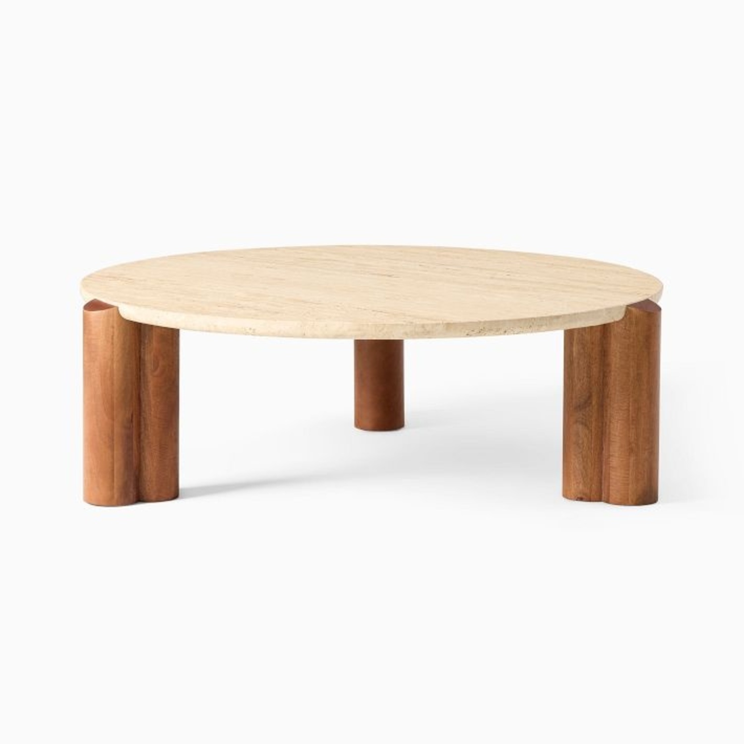 West Elm Travertine Coffee Table - image-5