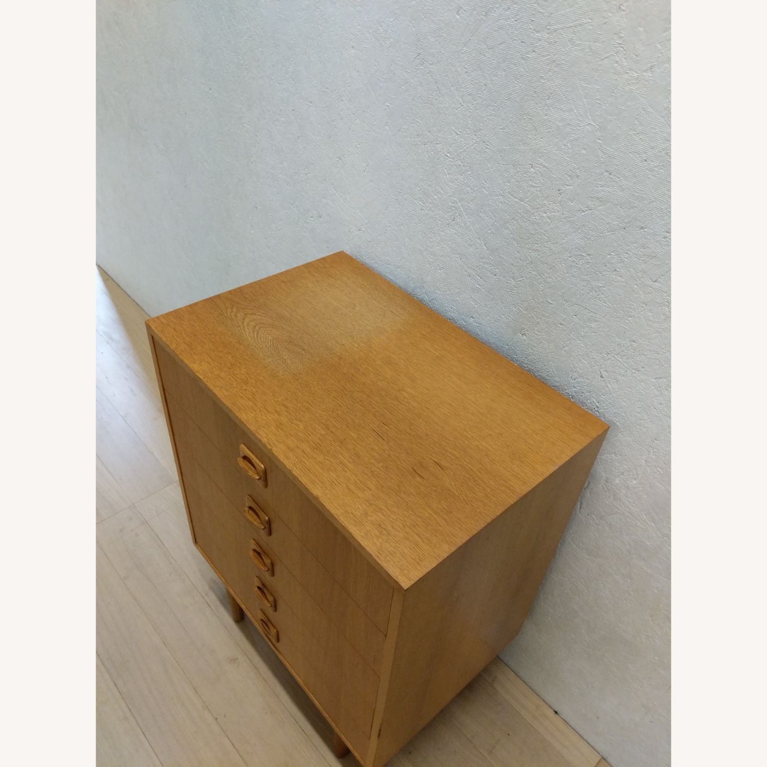 Vintage Danish Modern Oak Low Dresser - image-2