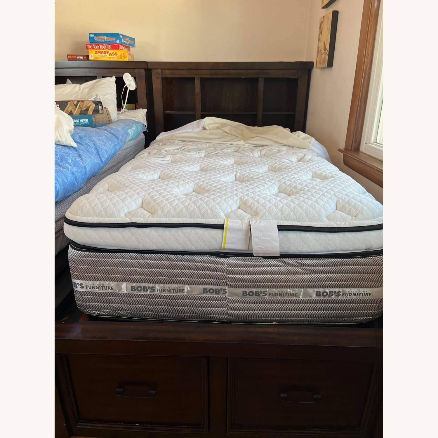 Secaucus Twin Bookcase Storage Bed - image-1