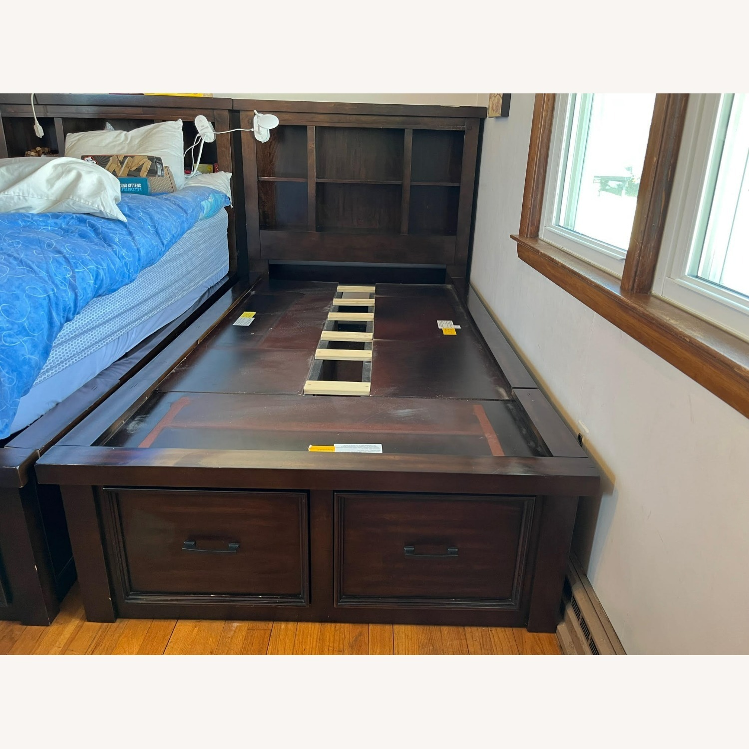 Secaucus Twin Bookcase Storage Bed - image-3