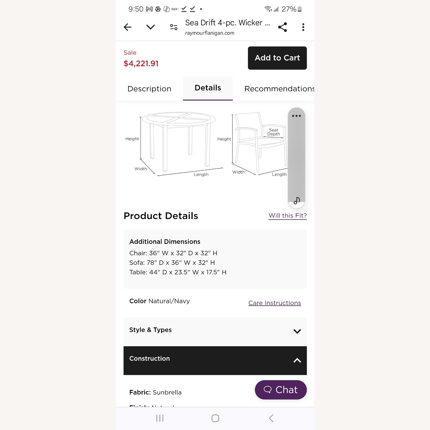 Sea Drift Wicker & Teak Outdoor Set - image-10