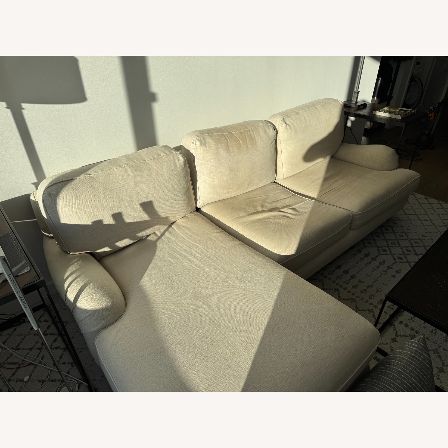 Restoration Hardware Left-Arm Chaise Sectional - image-1