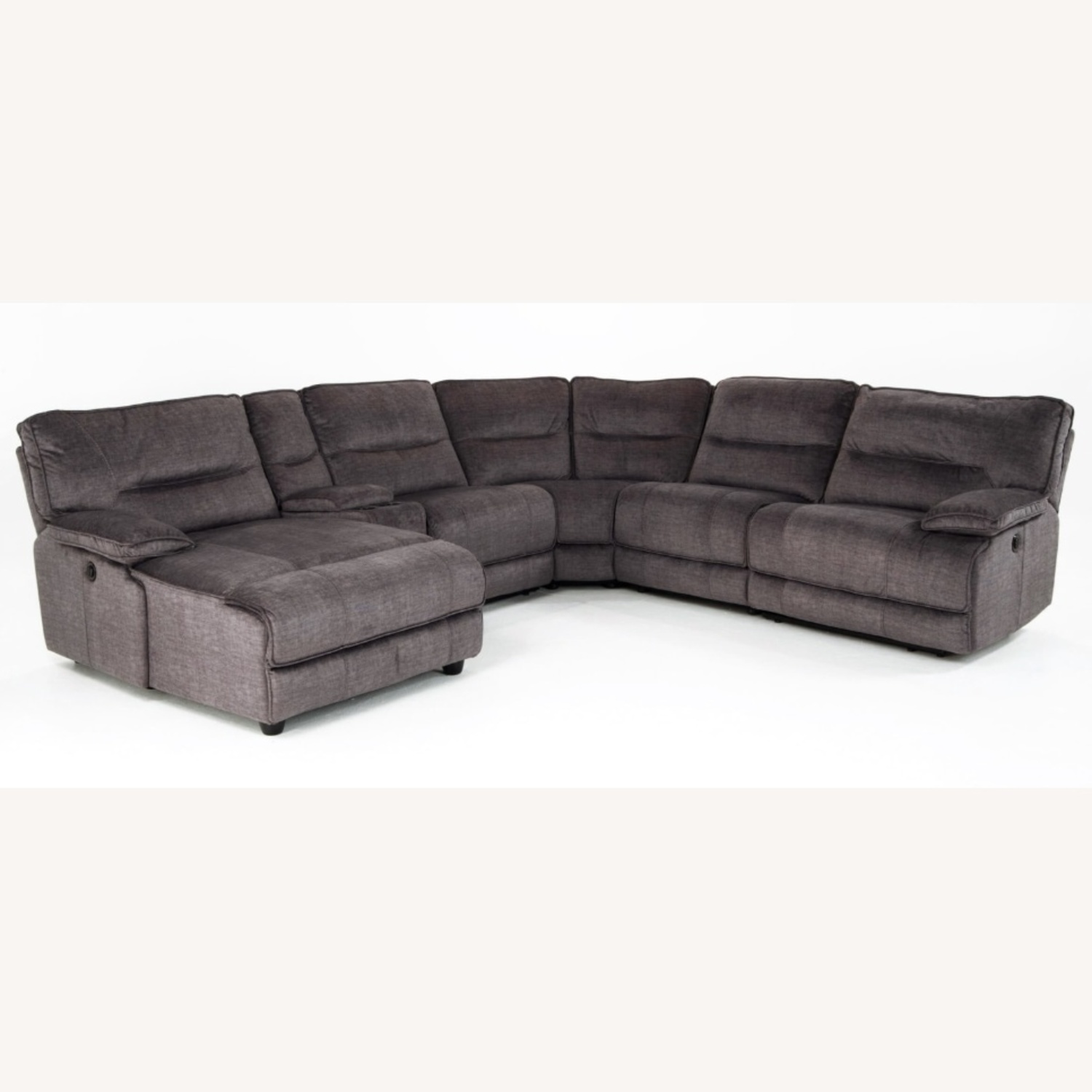 Bob's Discount Furniture Pacifica Power Reclining 6pc Sectional With USB Port  - image-5