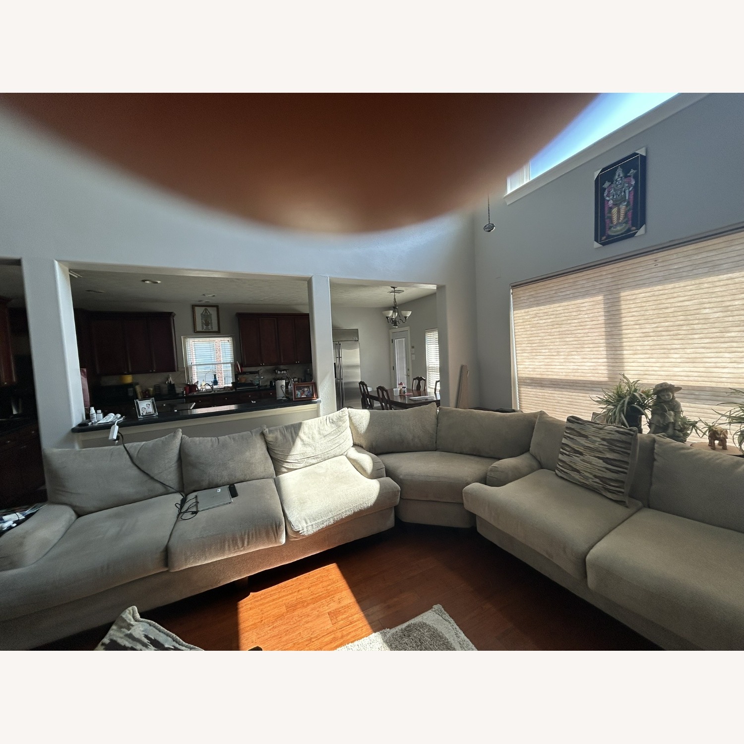 Rooms To Go Gray 6 Piece Sectional - AptDeco