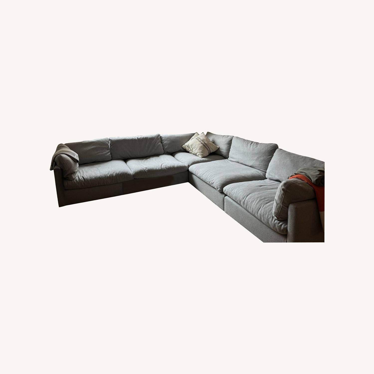 Design Within Reach Hackney Lounger Couch in Pecora Grey  - image-5