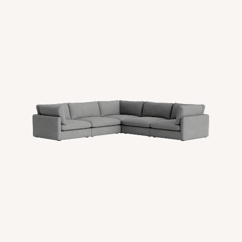 Used Design Within Reach Hackney Lounger Couch in Pecora Grey  for sale on AptDeco