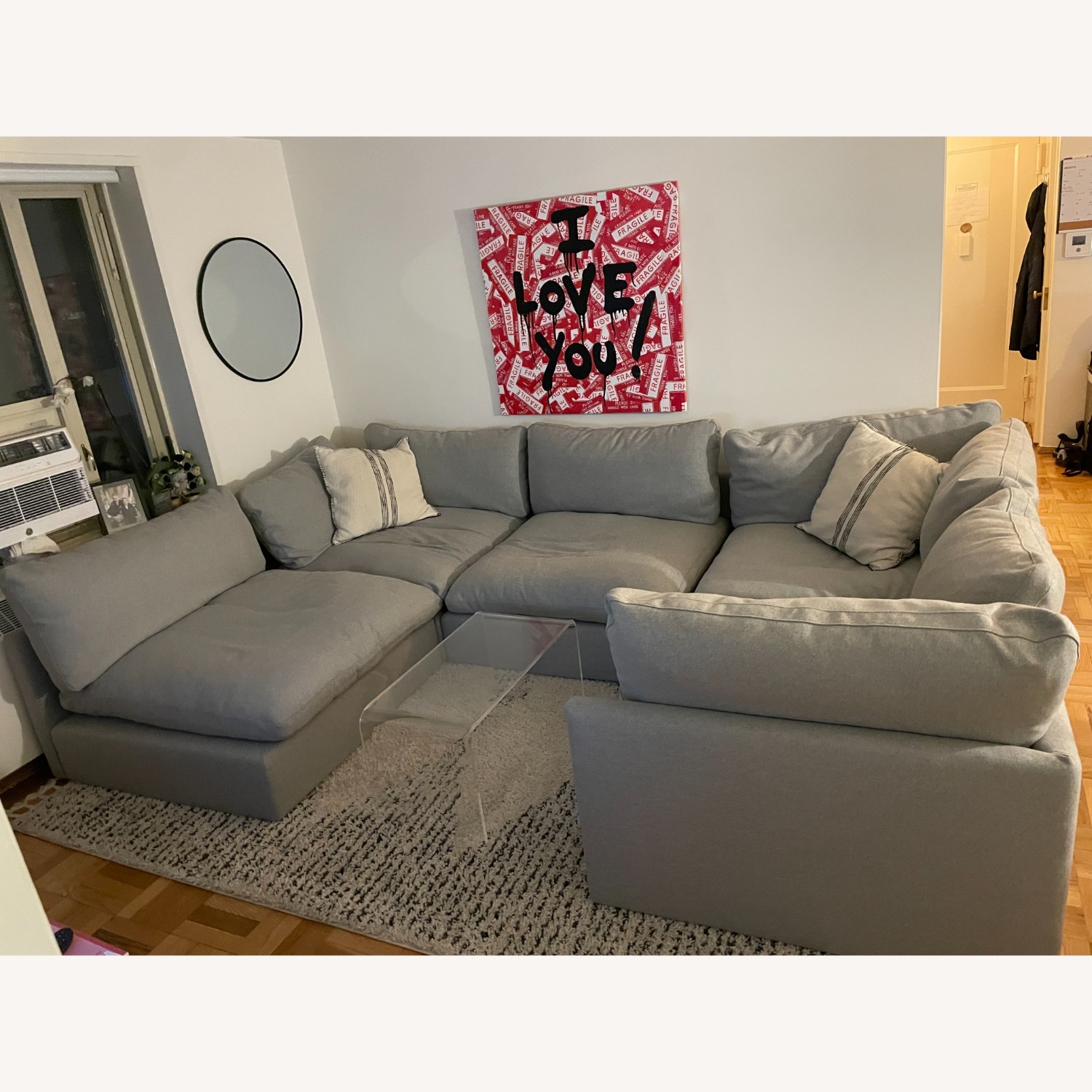 Design Within Reach Hackney Lounger Couch in Pecora Grey  - image-3