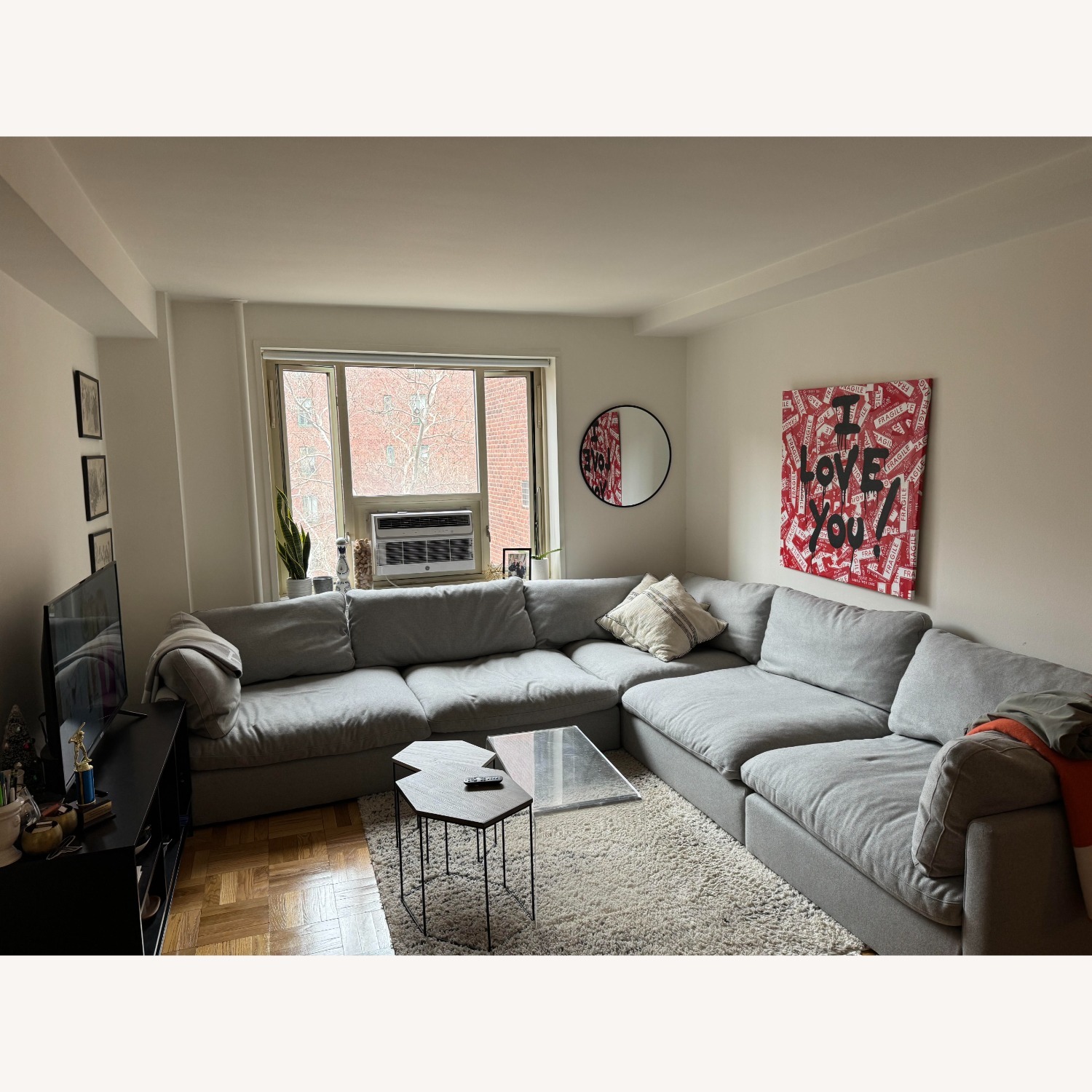 Design Within Reach Hackney Lounger Couch in Pecora Grey  - image-1