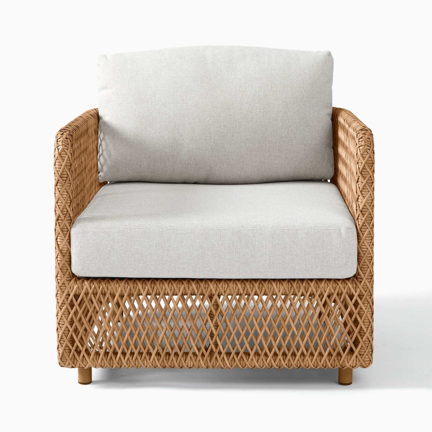 West Elm Coastal Outdoor Petite Lounge Chair - image-3