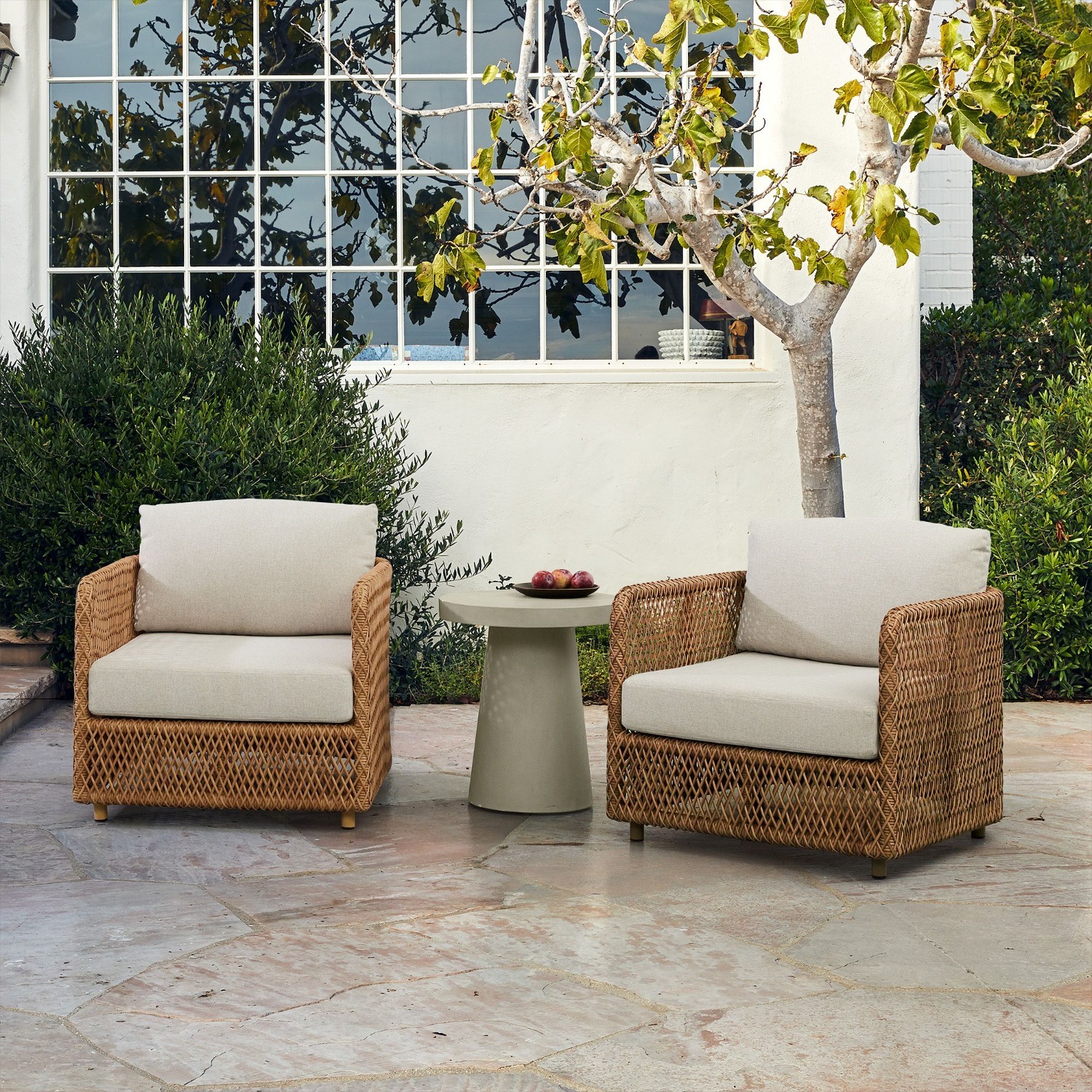 West Elm Coastal Outdoor Petite Lounge Chair - image-5