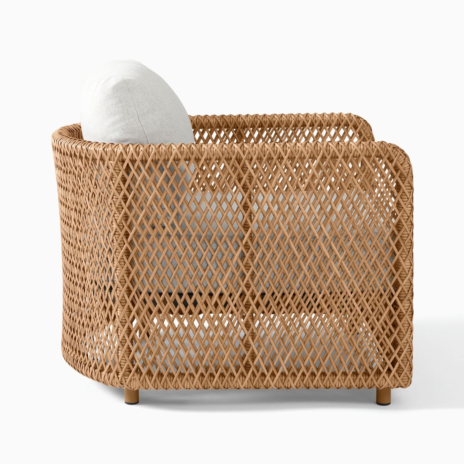 West Elm Coastal Outdoor Petite Lounge Chair - image-2