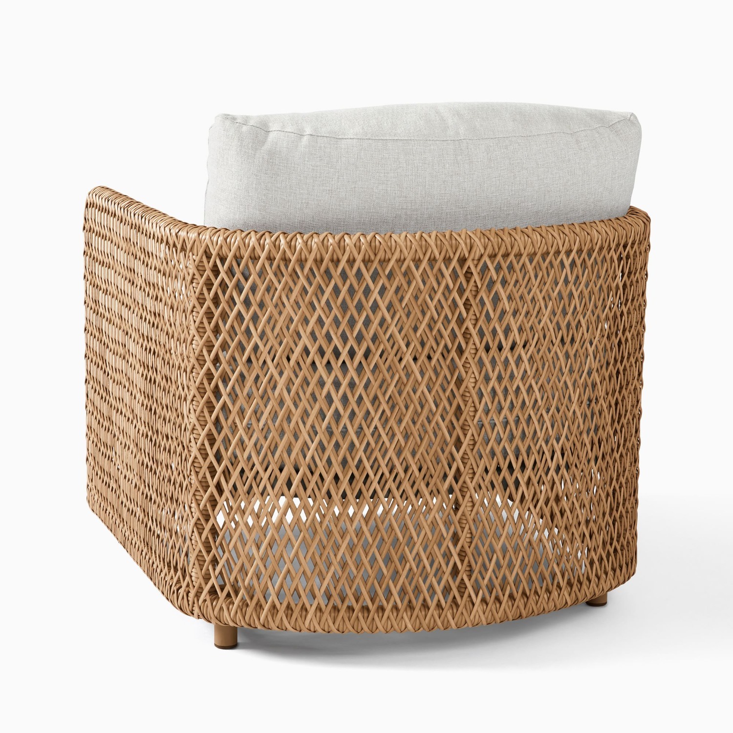 West Elm Coastal Outdoor Petite Lounge Chair - image-1