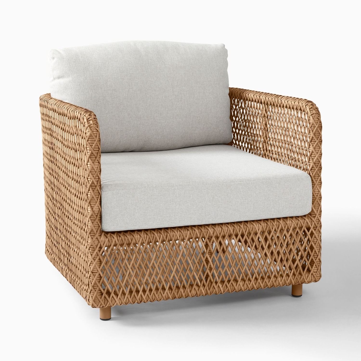 West Elm Coastal Outdoor Petite Lounge Chair - image-4