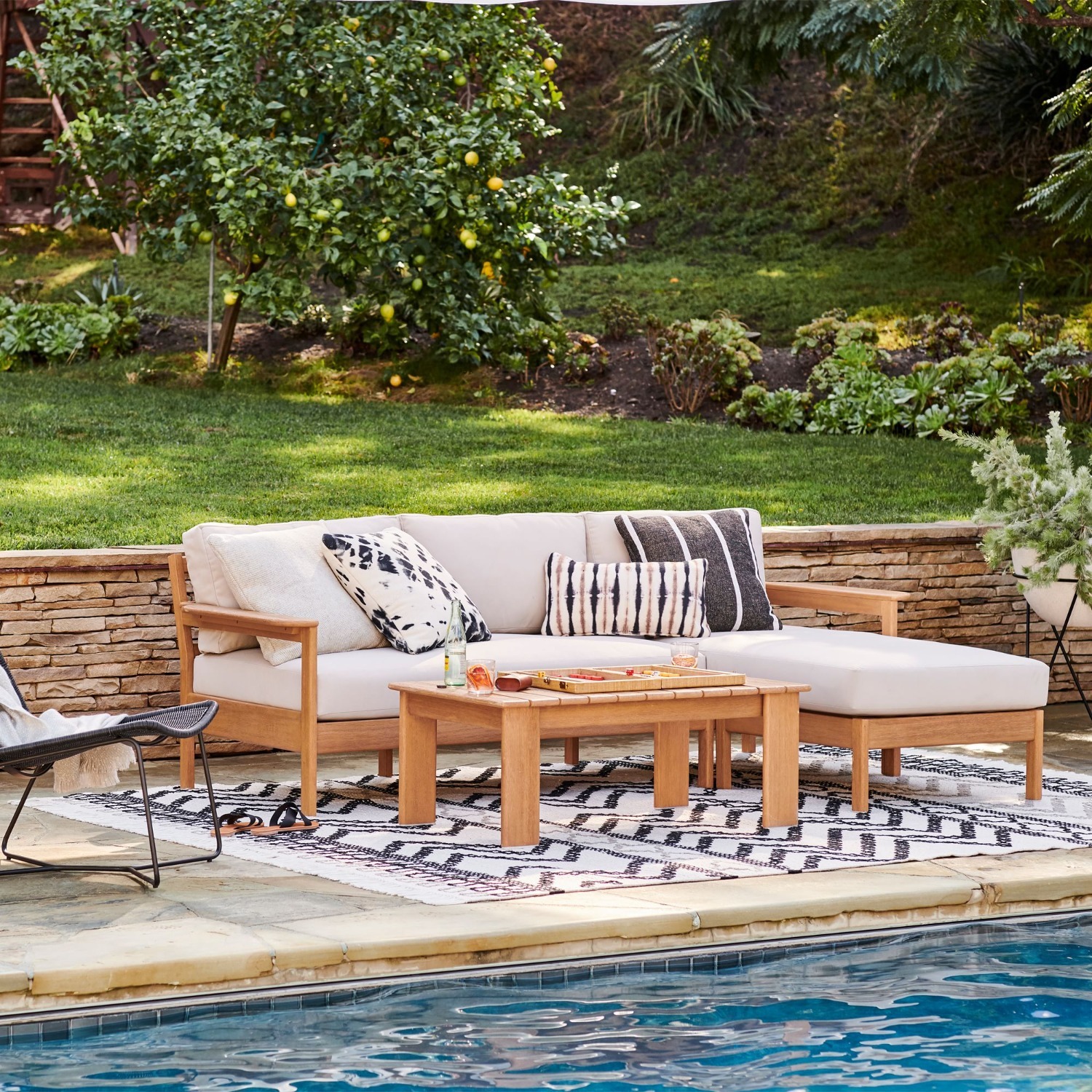 West Elm Playa Outdoor Coffee Table (41") - image-3