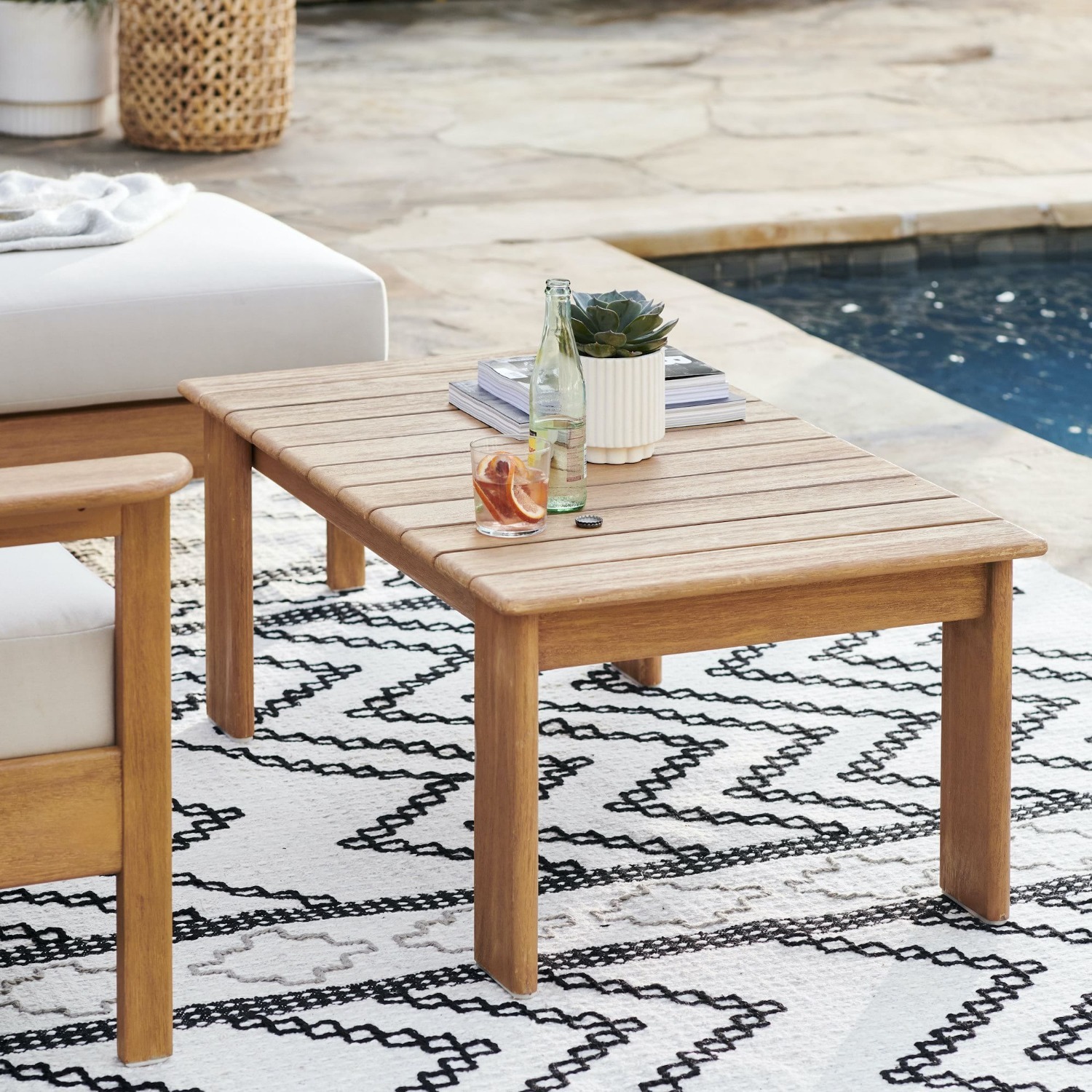 West Elm Playa Outdoor Coffee Table (41") - image-4