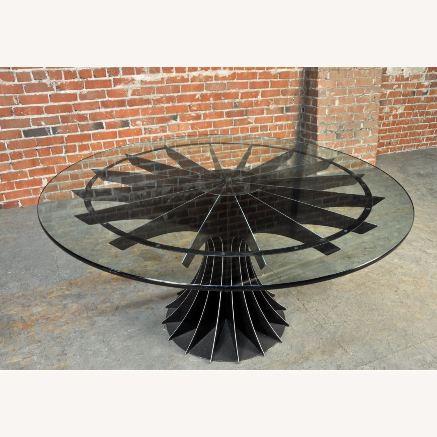 Modern Round Glass Dining Table – Custom Design - image-5