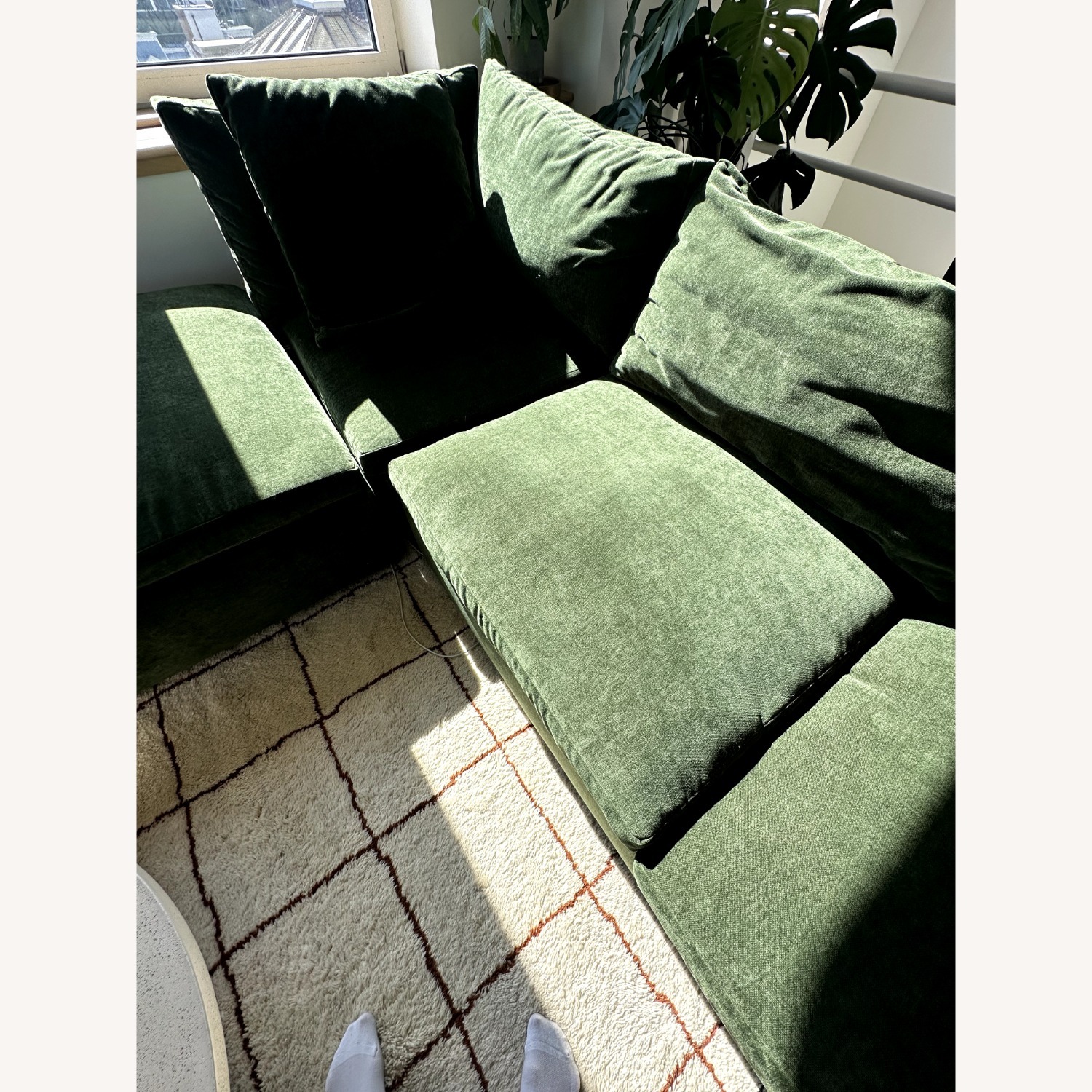 West Elm Harmony Mod 122" Left Ottoman 3-Piece Sectional - image-2