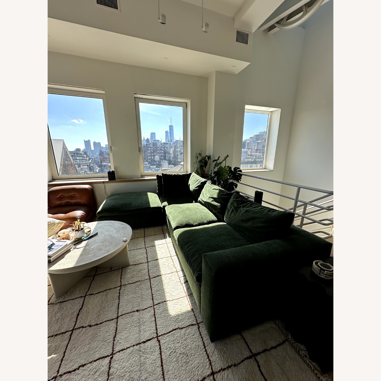 West Elm Harmony Mod 122" Left Ottoman 3-Piece Sectional - image-4