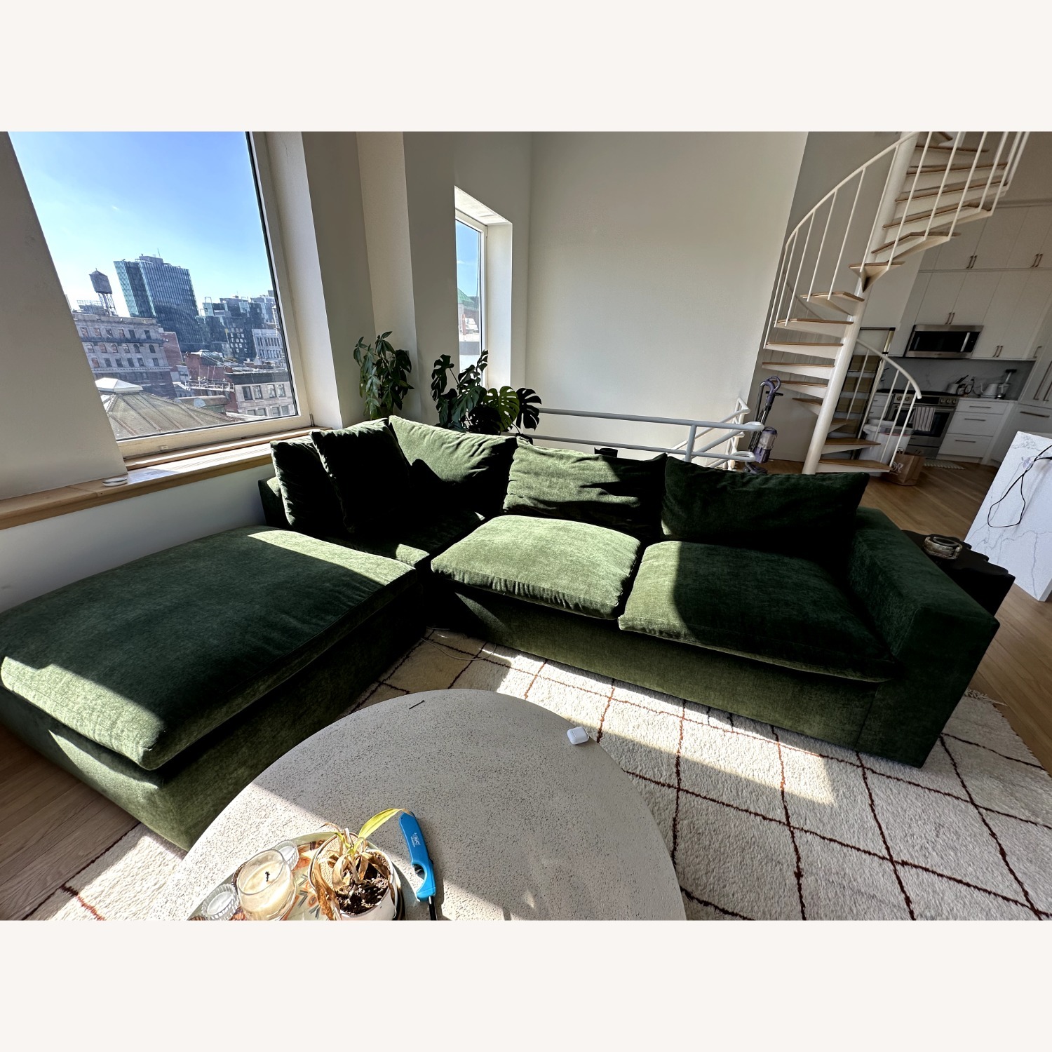 West Elm Harmony Mod 122" Left Ottoman 3-Piece Sectional - image-3