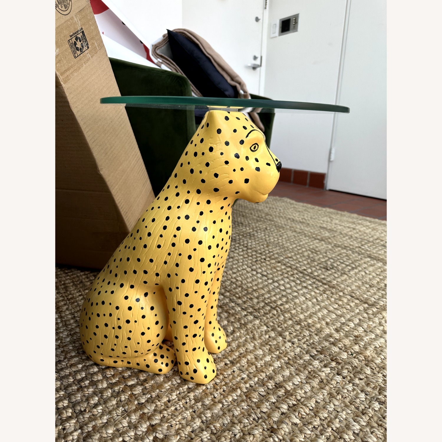 Urban Outfitters Cheetah Side Table - image-1