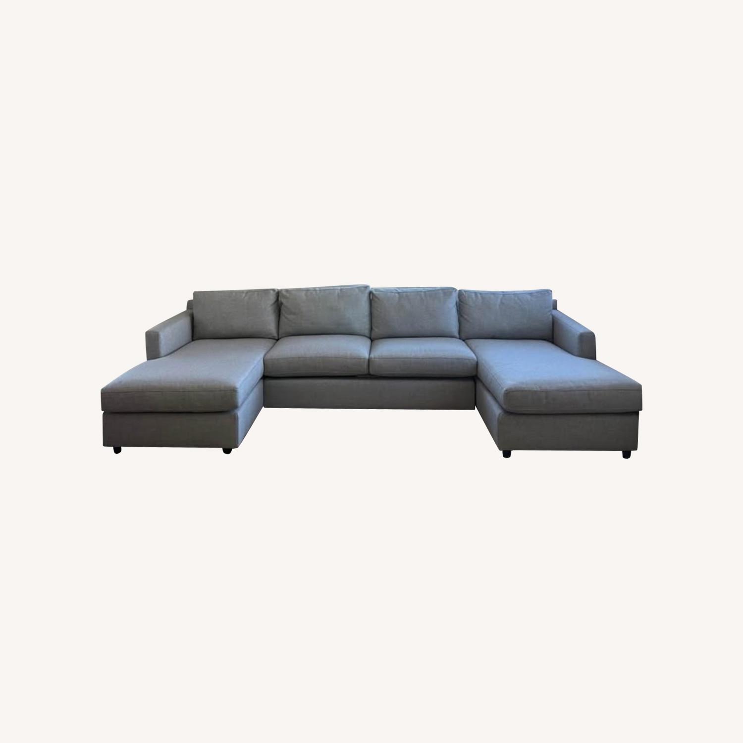 Crate and Barrel Barrett II 3-Piece Sectional Sofa - image-0