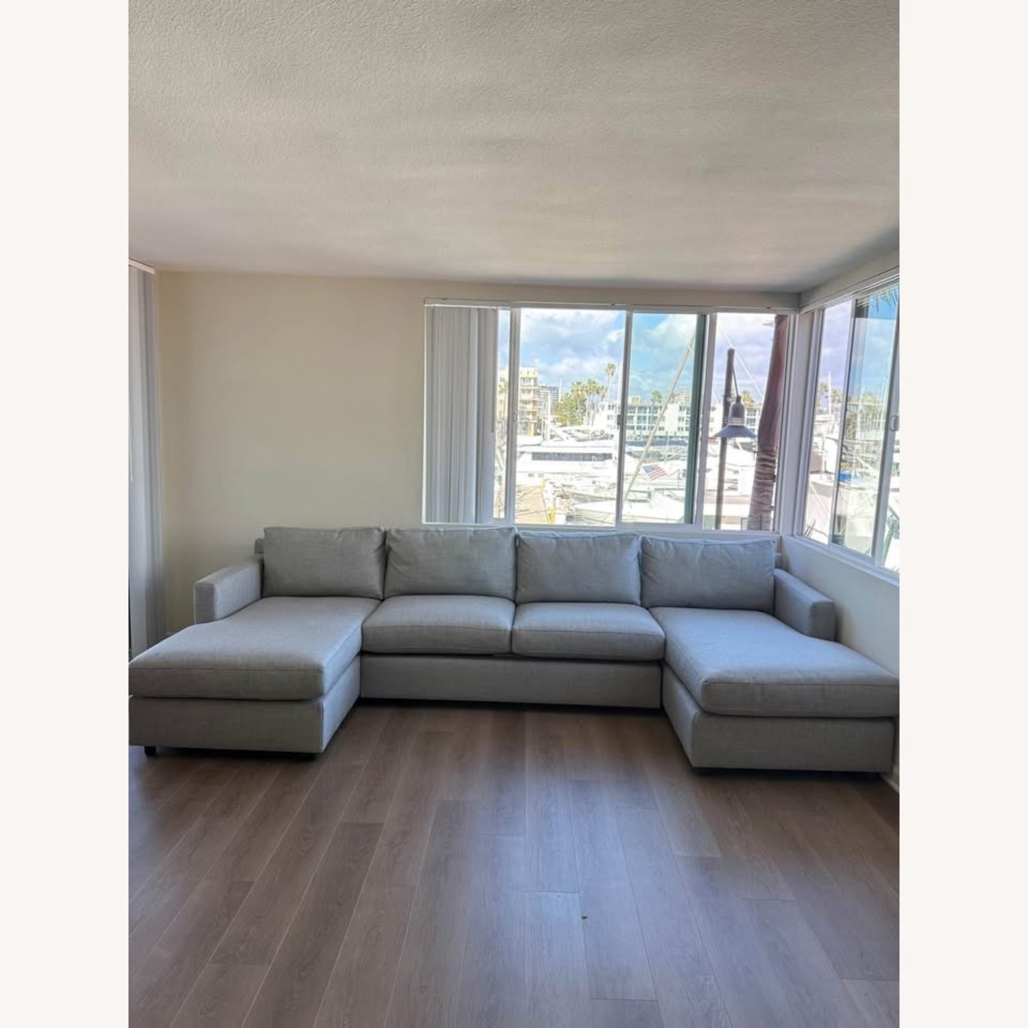 Crate and Barrel Barrett II 3-Piece Sectional Sofa - image-2