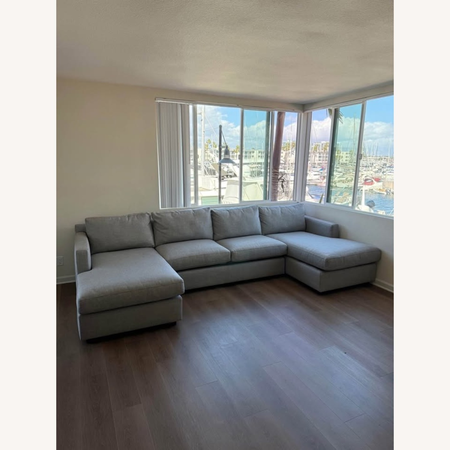 Crate and Barrel Barrett II 3-Piece Sectional Sofa - image-1